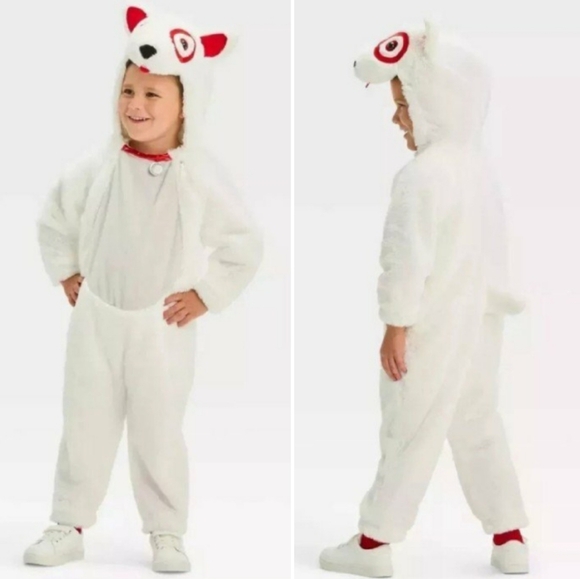 Hyde & EEK!! Target Bullseye Hooded Jumpsuit Mascot Costume 18-24 Months - Picture 1 of 10